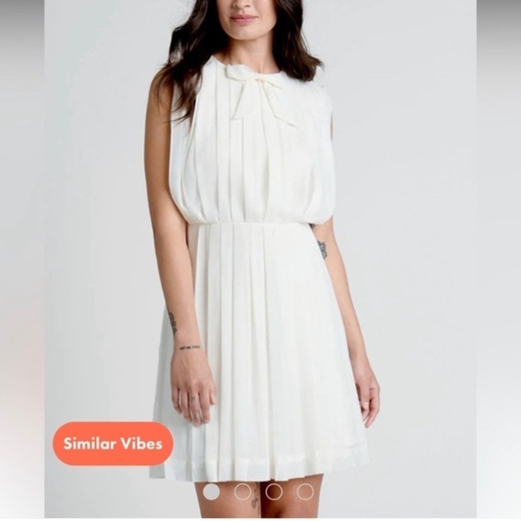 ModCloth The Pleat-est Things Mini Dress | Size Small NWT - Picture 1 of 12